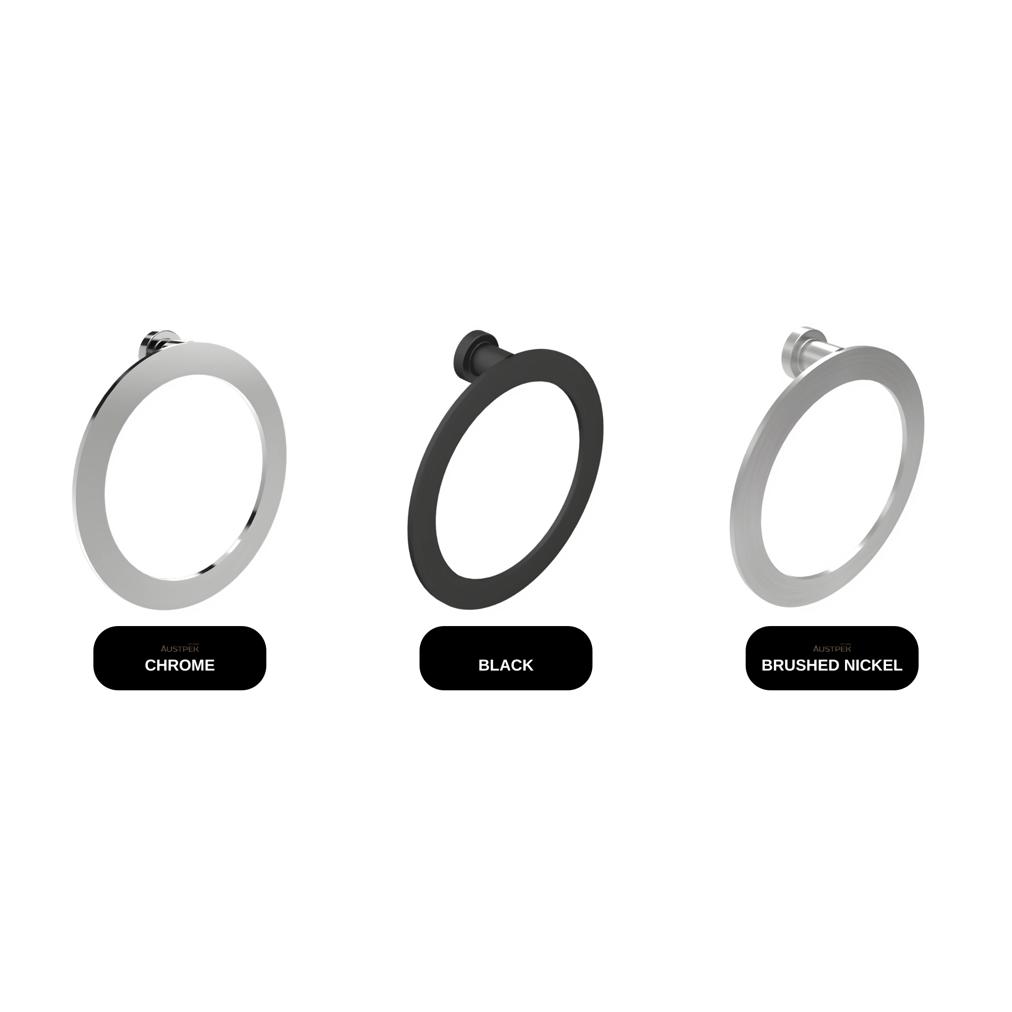 GARETH ASHTON Premium Towel Ring available finishes
