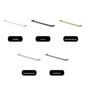 GARETH ASHTON Vela Non-Heated Single Towel Rail 600mm available finishes