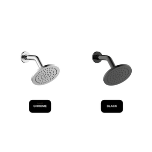GARETH ASHTON ABS Round Shower With Arm 152mm available finishes