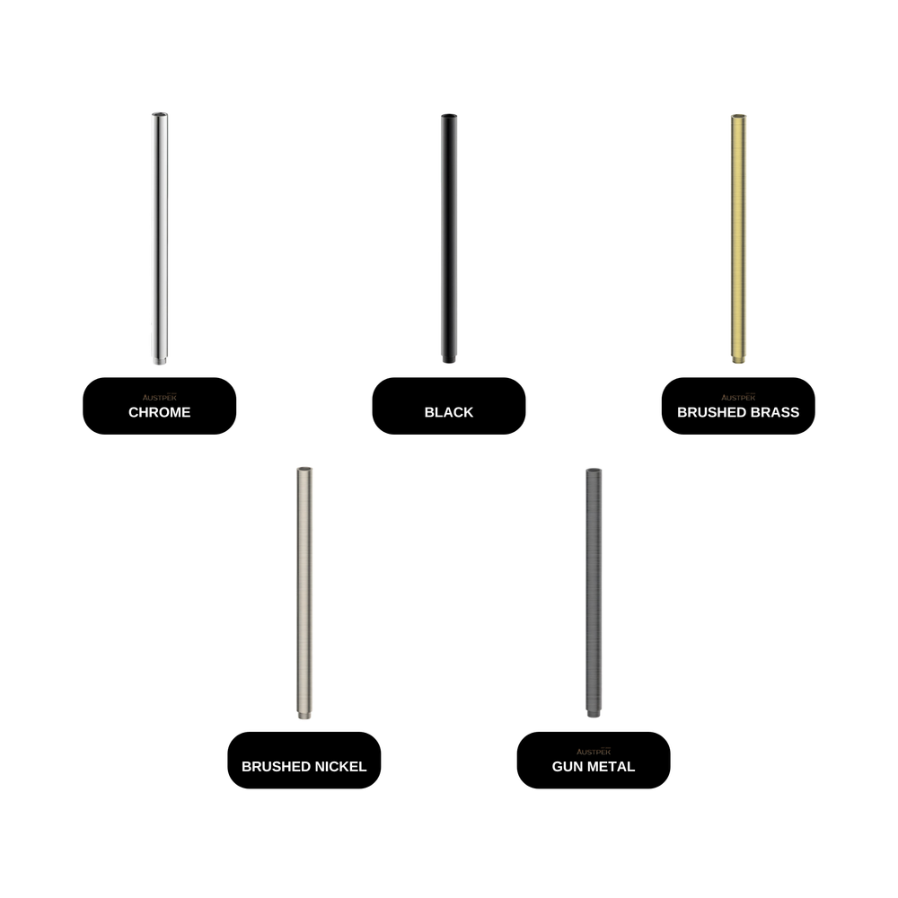 GARETH ASHTON Brass Round Dropper 400mm available finishes
