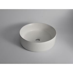 CLAYA ROUND ABOVE COUNTER BASIN MATTE WHITE 360MM