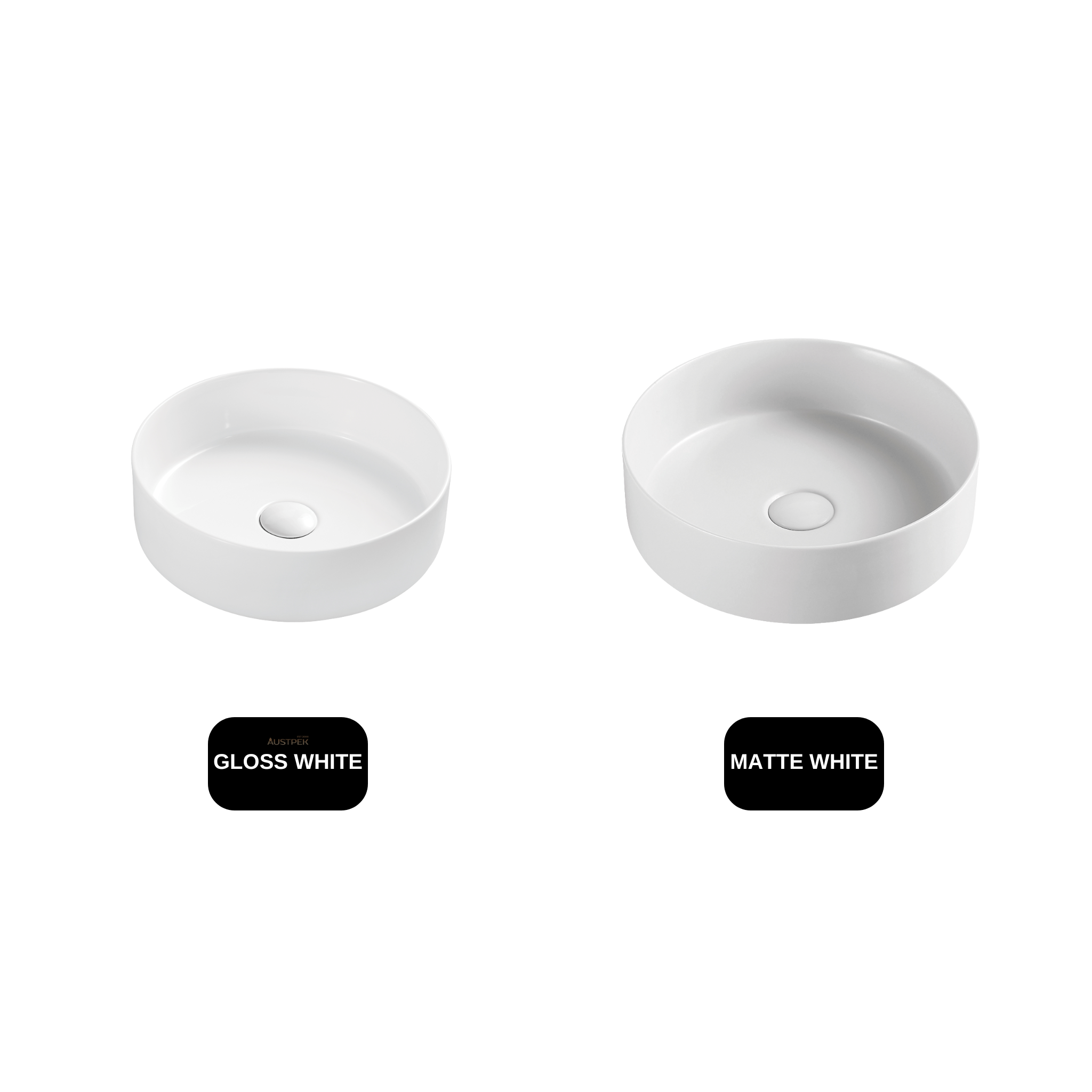 Poco Above Counter Basin 355mm available finishes