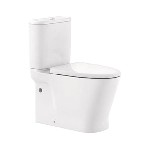 AMERICAN STANDARD LOVEN CLOSE COUPLED BACK-TO-WALL TOILET SUITE BOTTOM INLET WHITE