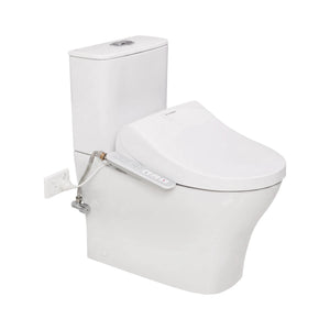 AMERICAN STANDARD SIGNATURE HYGIENE RIM CLOSE COUPLED BACK-TO-WALL SMART TOILET SUITE BACK INLET WITH SPALET E-BIDET SEAT WHITE