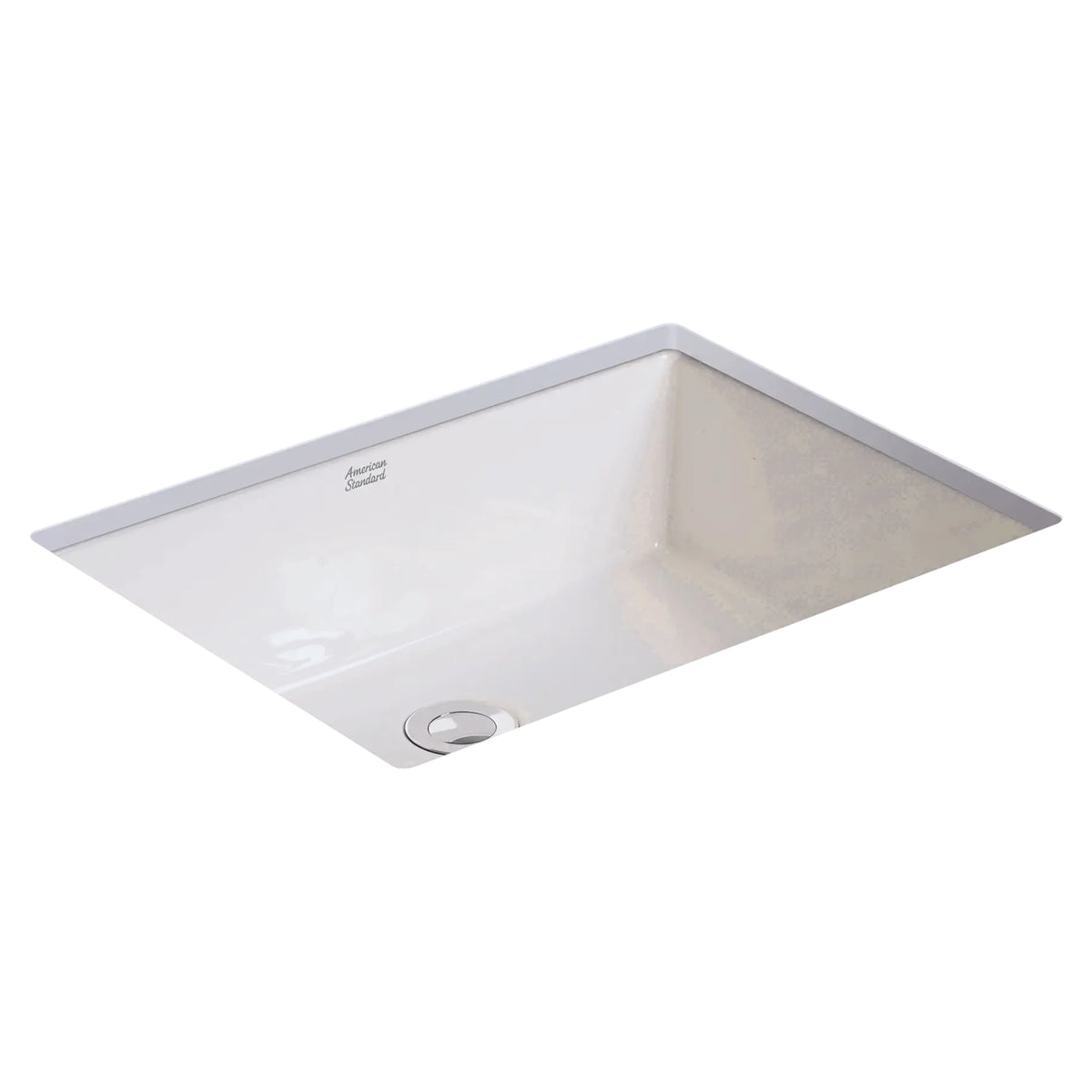 AMERICAN STANDARD HERON SQUARE UNDER COUNTER BASIN OVERFLOW WHITE 500MM