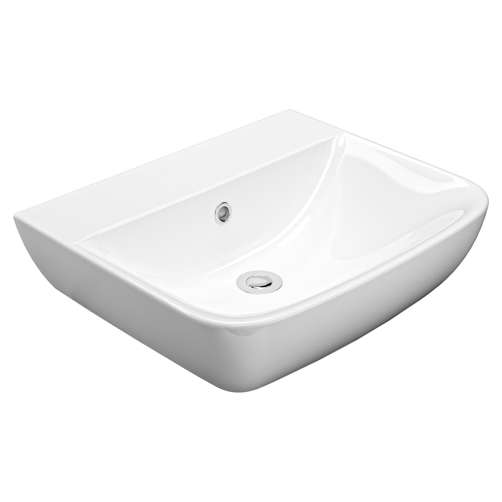 AMERICAN STANDARD CYGNET WALL BASIN OVERFLOW WHITE 550MM
