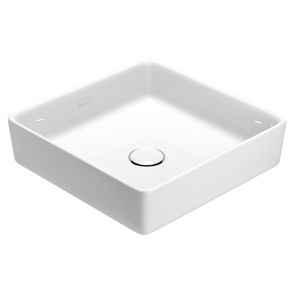 AMERICAN STANDARD ACACIA SUPASLEEK VESSEL BASIN NO OVERFLOW WHITE 420MM