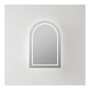 VITO LUMERO MATTE WHITE LED PVC MIRROR SHAVING CABINET 600X900MM