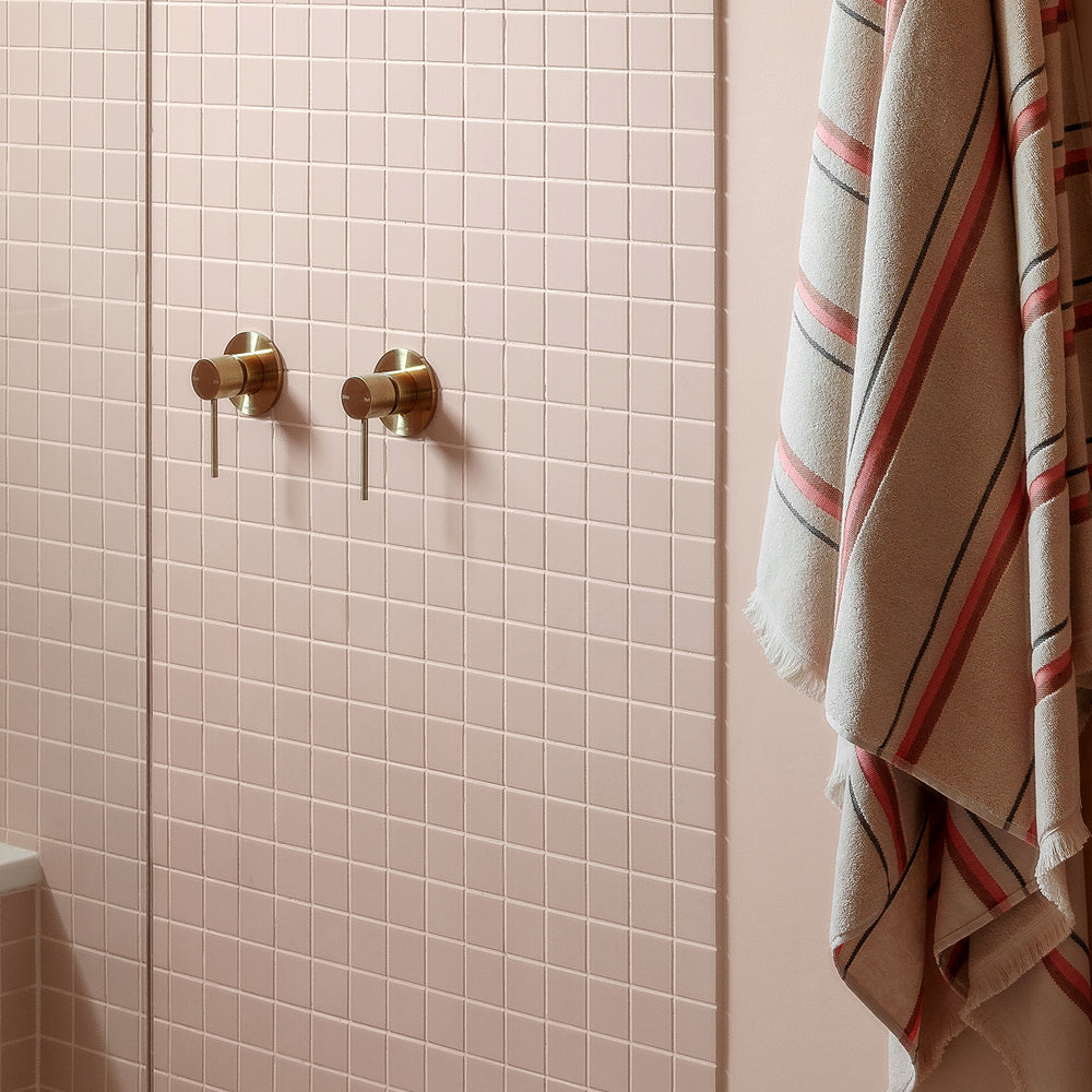 PHOENIX VIVID SLIMLINE SWITCHMIX LEAD FREE WALL AND SHOWER MIXER BRUSHED GOLD