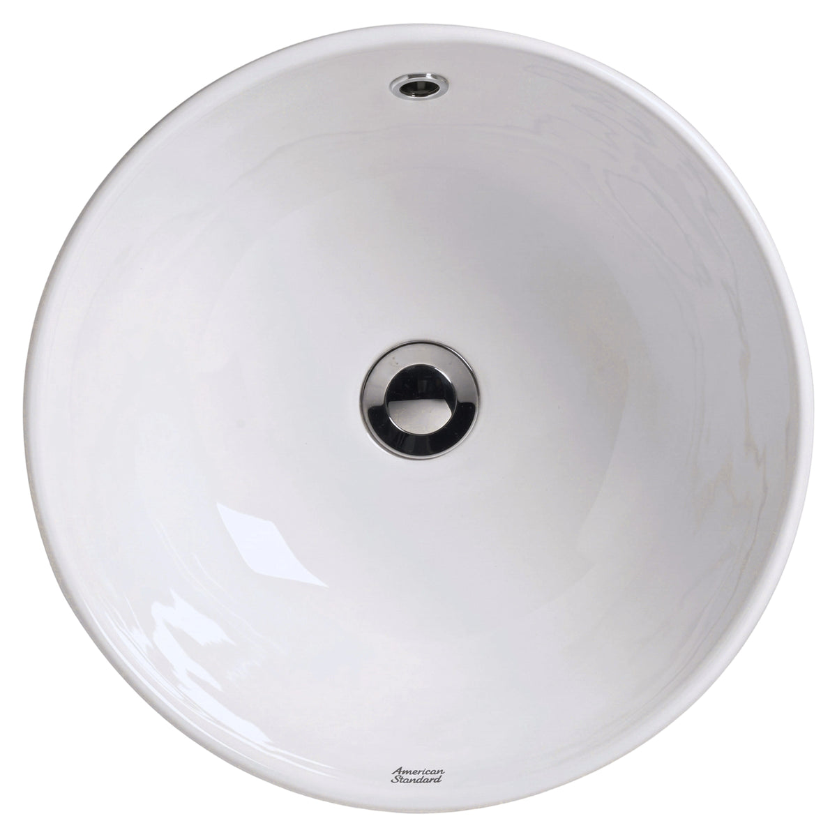 AMERICAN STANDARD CYGNET ROUND VESSEL BASIN OVERFLOW WHITE 400MM