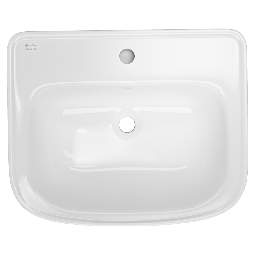 AMERICAN STANDARD LOVEN VANITY BASIN OVERFLOW WHITE 550MM