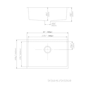 VITO QUARTZ SINGLE BOWL UNDERMOUNT KITCHEN SINK MATTE BLACK 660MM