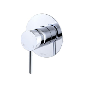FIENZA KAYA WALL MIXER LARGE ROUND PLATE 100MM CHROME