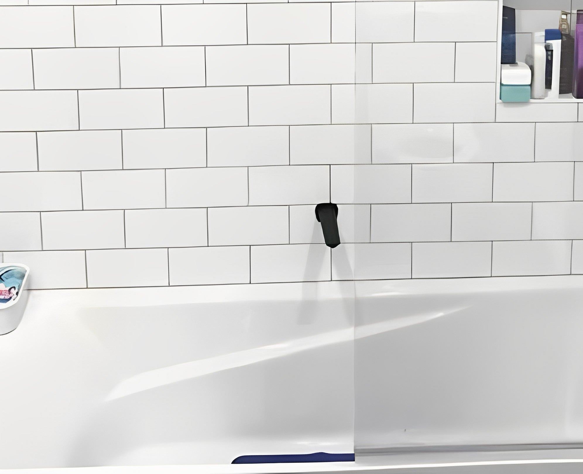 FELTON AXISS BATH SPOUT 1/2" 204MM MATTE BLACK