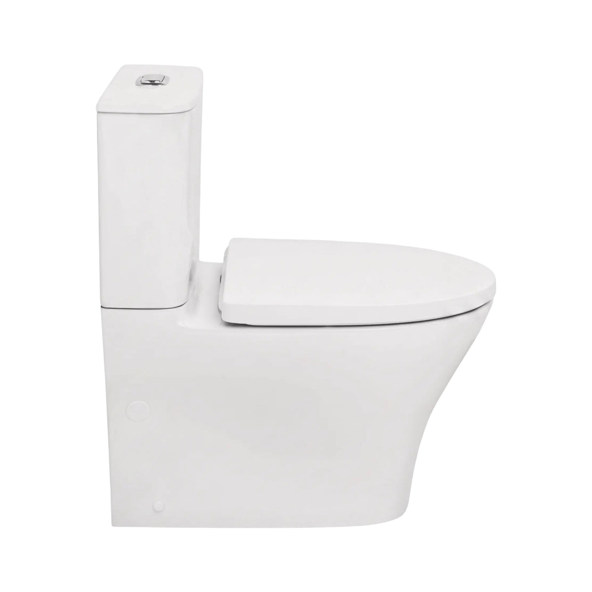 AMERICAN STANDARD SIGNATURE HYGIENE RIM CLOSE COUPLED BACK-TO-WALL TOILET SUITE BOTTOM INLET WITH STANDARD SEAT WHITE