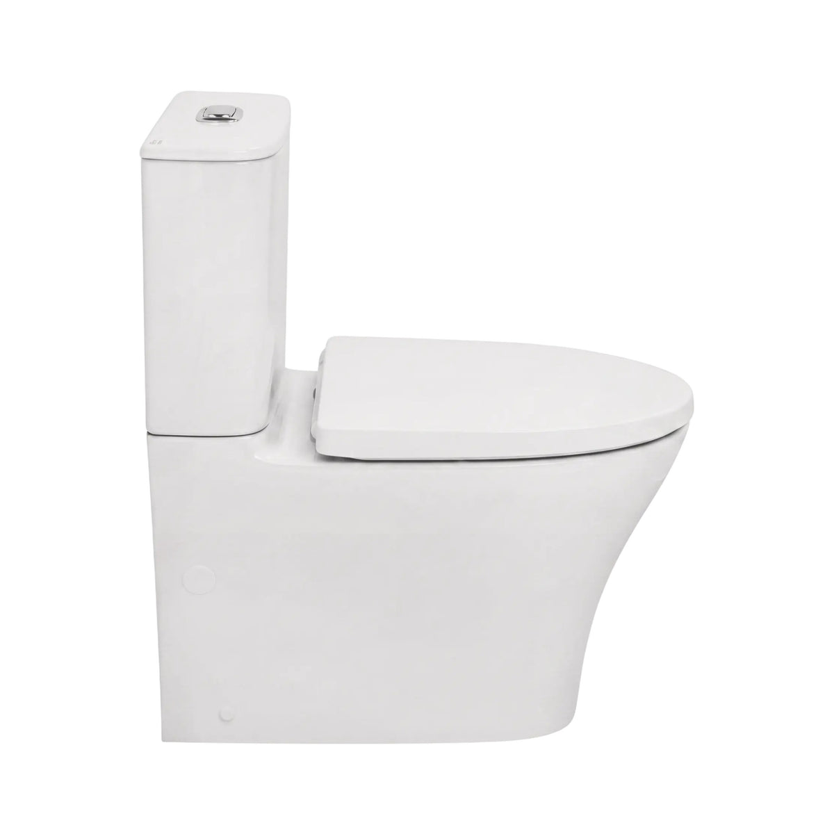 AMERICAN STANDARD SIGNATURE HYGIENE RIM CLOSE COUPLED BACK-TO-WALL TOILET SUITE BACK INLET WITH STANDARD SEAT WHITE