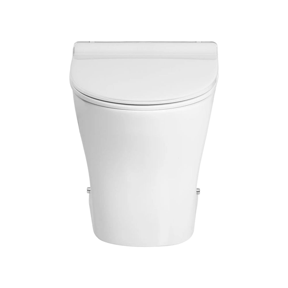 AMERICAN STANDARD SIGNATURE HYGIENE RIM BACK-TO-WALL TOILET PAN WITH CRYSTASLEEK SEAT WHITE
