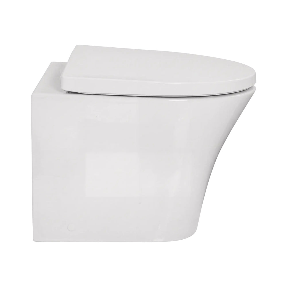 AMERICAN STANDARD SIGNATURE HYGIENE RIM BACK-TO-WALL TOILET PAN WITH STANDARD SEAT WHITE