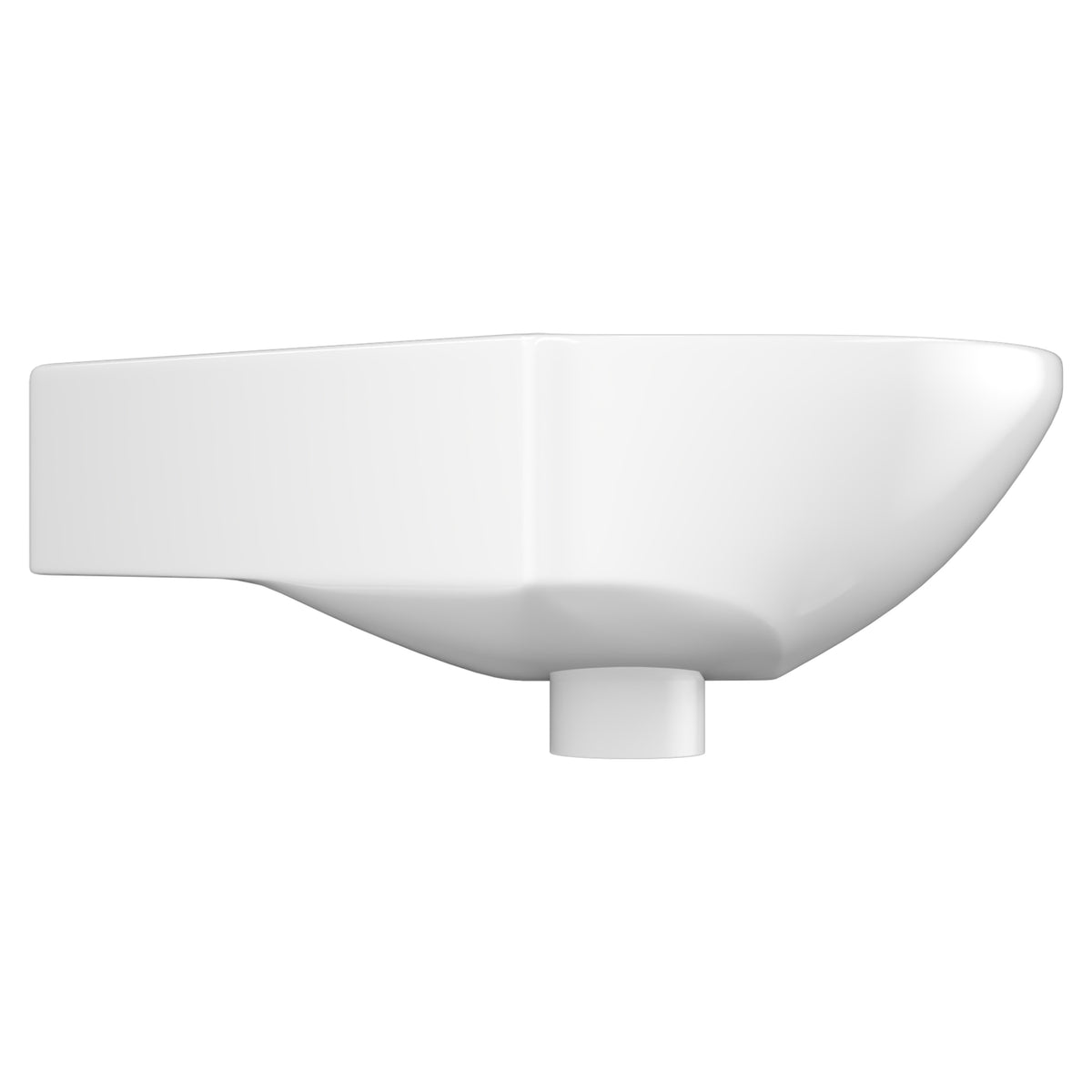 AMERICAN STANDARD STUDIO CORNER WALL BASIN OVERFLOW WHITE 450MM