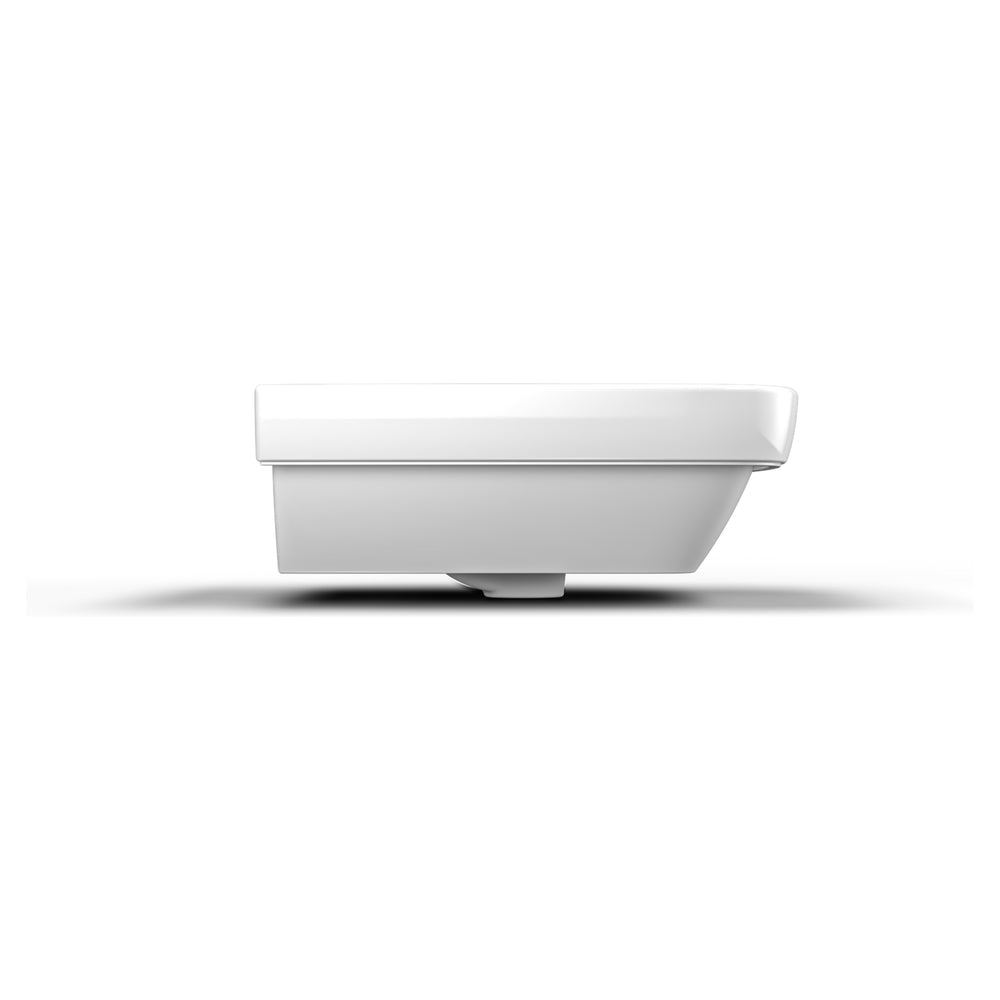 AMERICAN STANDARD CYGNET SEMI INSET BASIN OVERFLOW WHITE 500MM