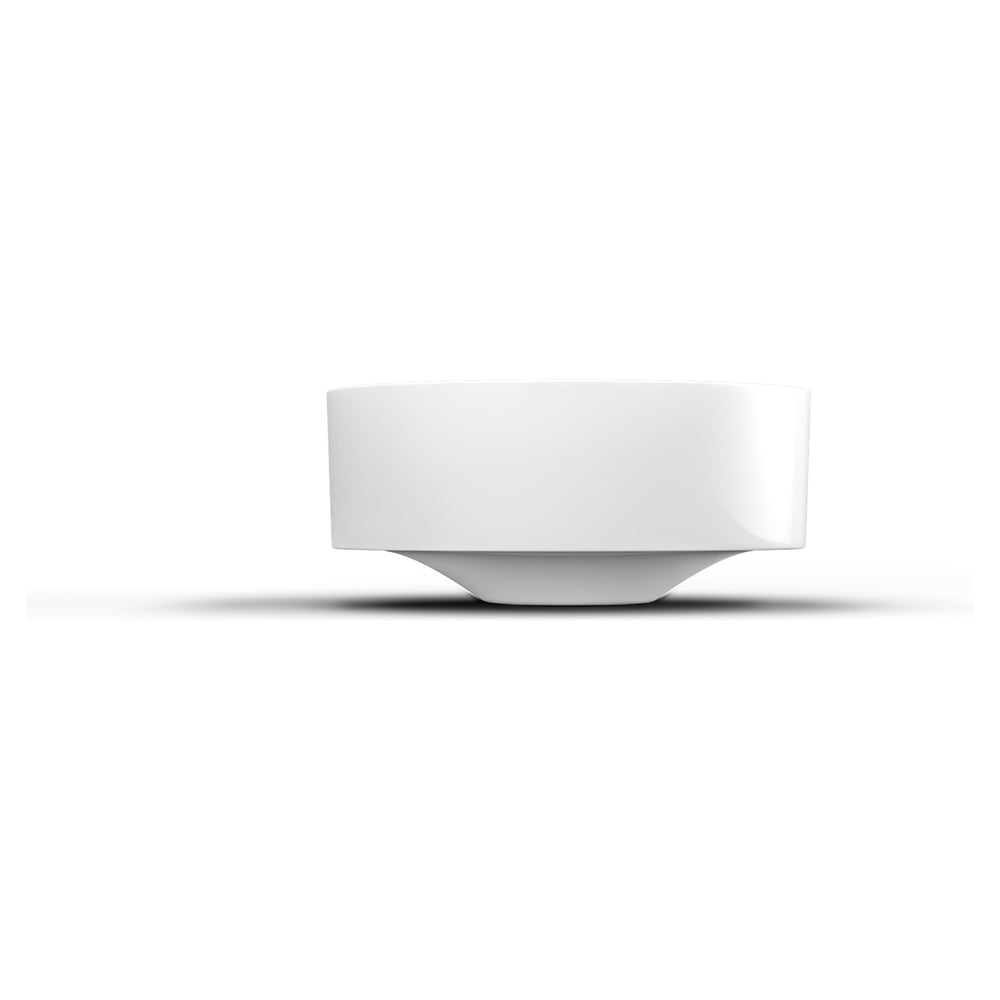 AMERICAN STANDARD CYGNET ROUND VESSEL BASIN OVERFLOW WHITE 400MM