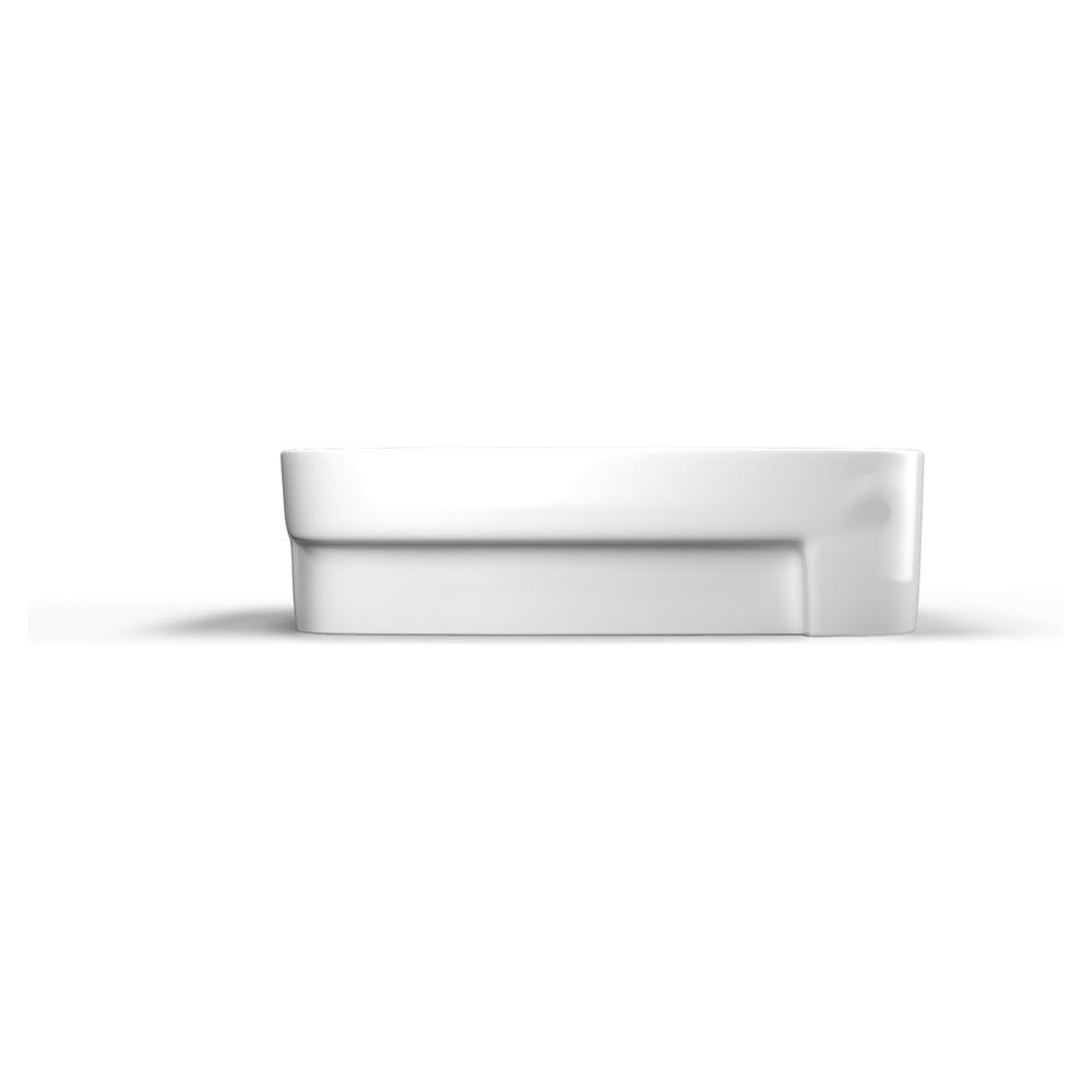 AMERICAN STANDARD SIGNATURE SEMI RECESSED BASIN OVERFLOW WHITE 550MM