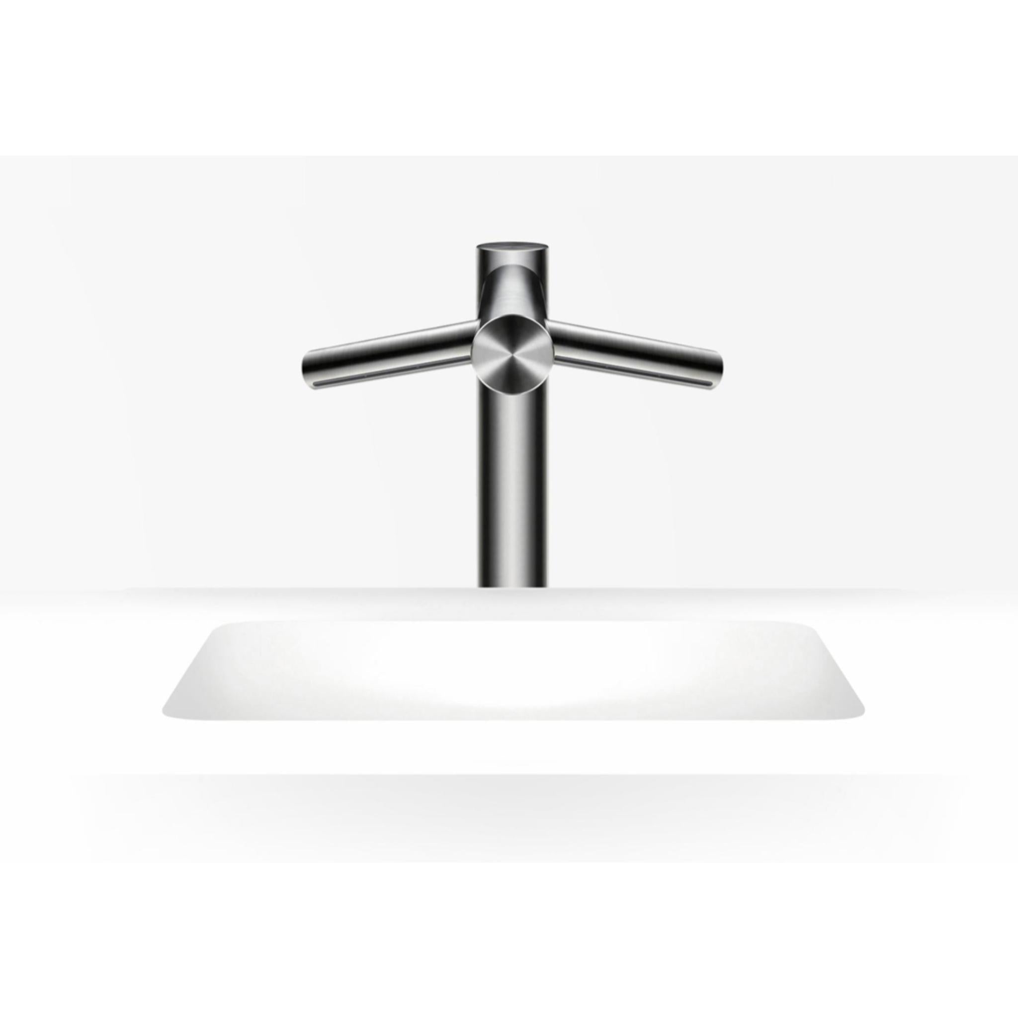 DYSON AIRBLADE WASH+DRY TALL SENSOR HAND DRYER BRUSHED STAINLESS STEEL 303MM X 309MM