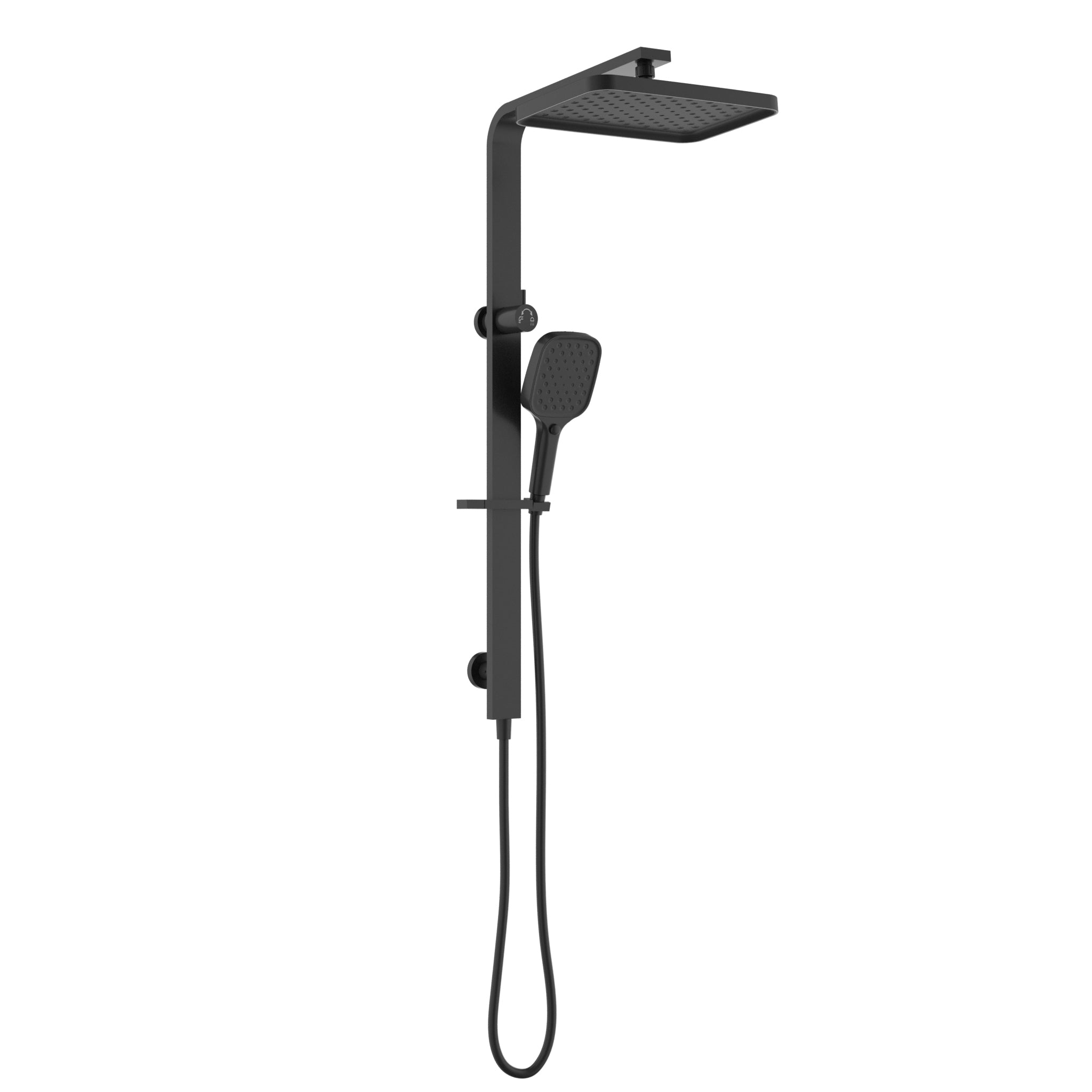 IKON CERAM MULTI-FUNCTION SHOWER SET MATT BLACK