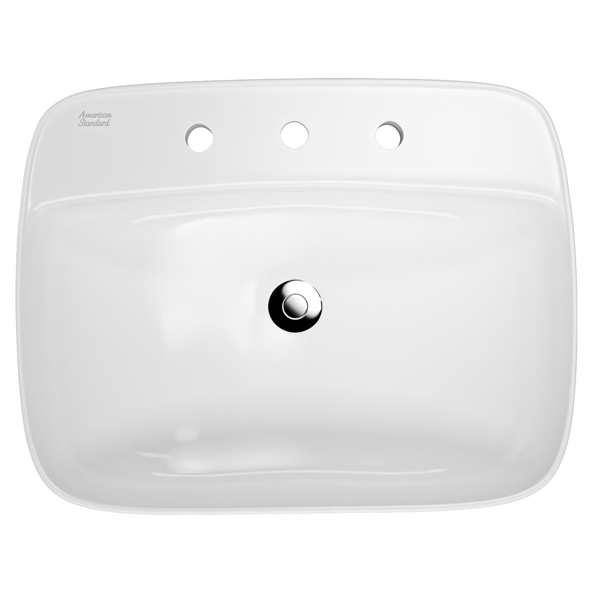 AMERICAN STANDARD SIGNATURE COUNTER TOP BASIN OVERFLOW WHITE 550MM