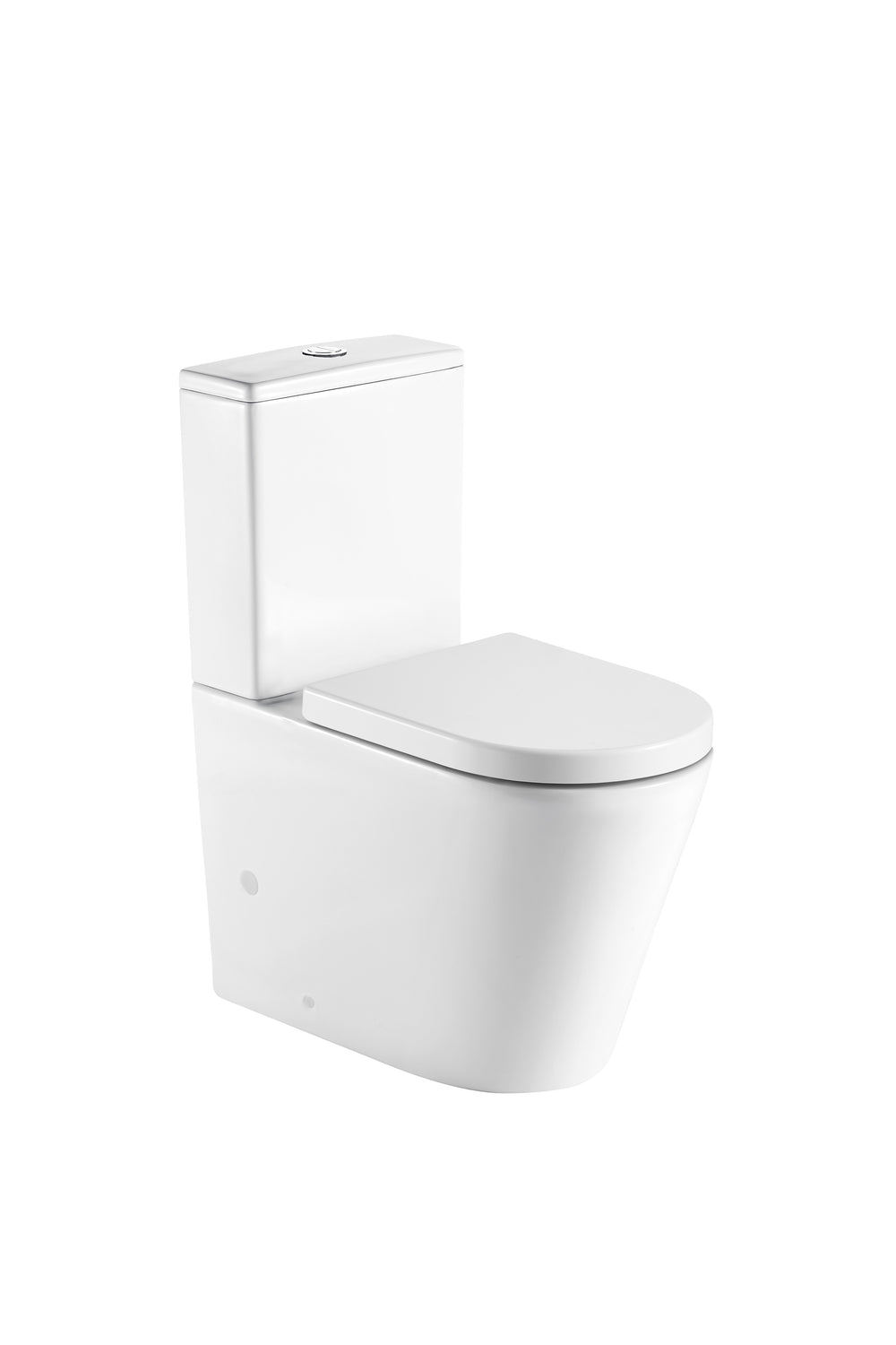 IKON HALI RIMLESS WALL FACED TOILET SUITE GLOSS WHITE