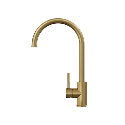 LINSOL LOUIS S2 LEAD FREE SINK MIXER ECO 396MM BRUSHED BRASS