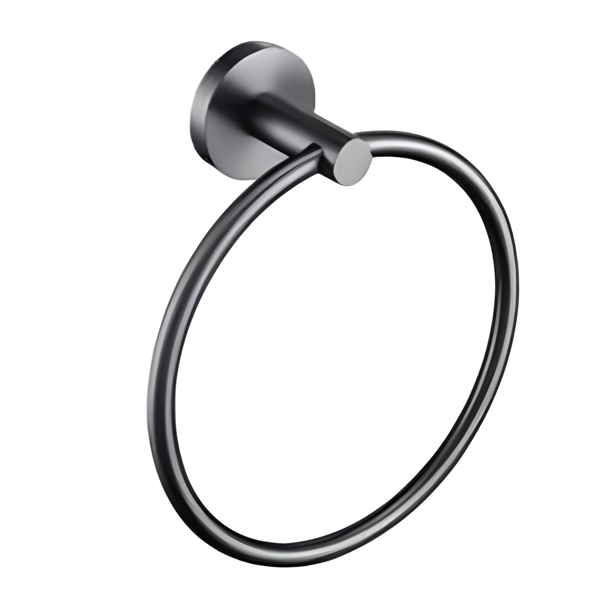 LINSOL LUX S2 LEAD FREE HAND TOWEL RING GUN METAL