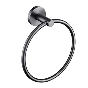 LINSOL LUX S2 HAND TOWEL RING GUN METAL