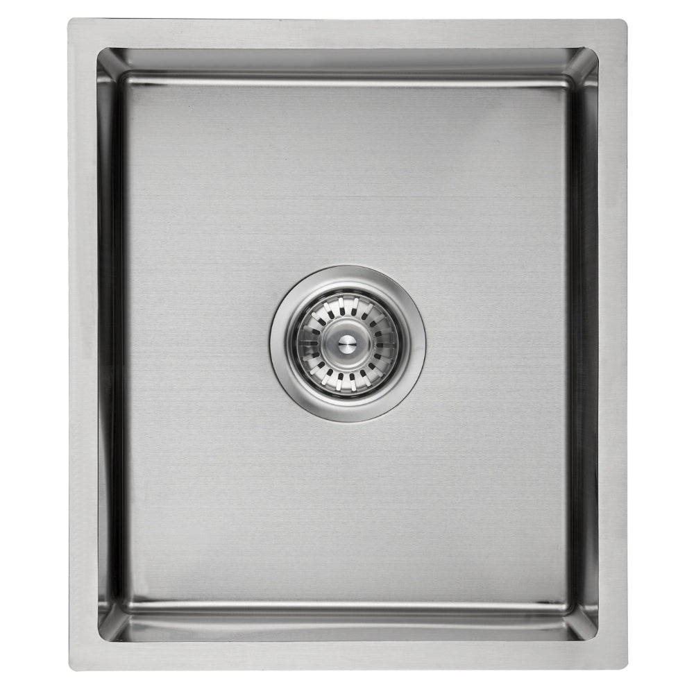 IKON CORA SINGLE BOWL ABOVE / UNDERMOUNT SINK STAINLESS STEEL 340MM