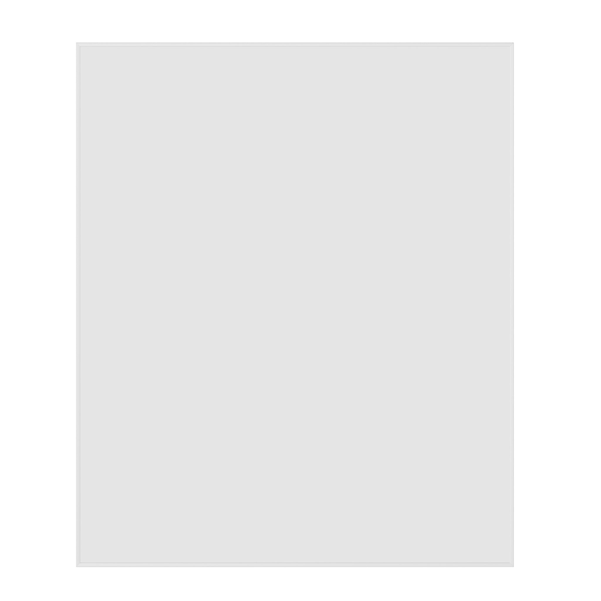 THERMOGROUP ABLAZE RECTANGULAR WHITE FRAMED MIRROR 750X900MM