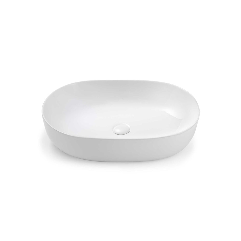SEIMA ARKO 600 ABOVE COUNTER BASIN GLOSS WHITE 600MM