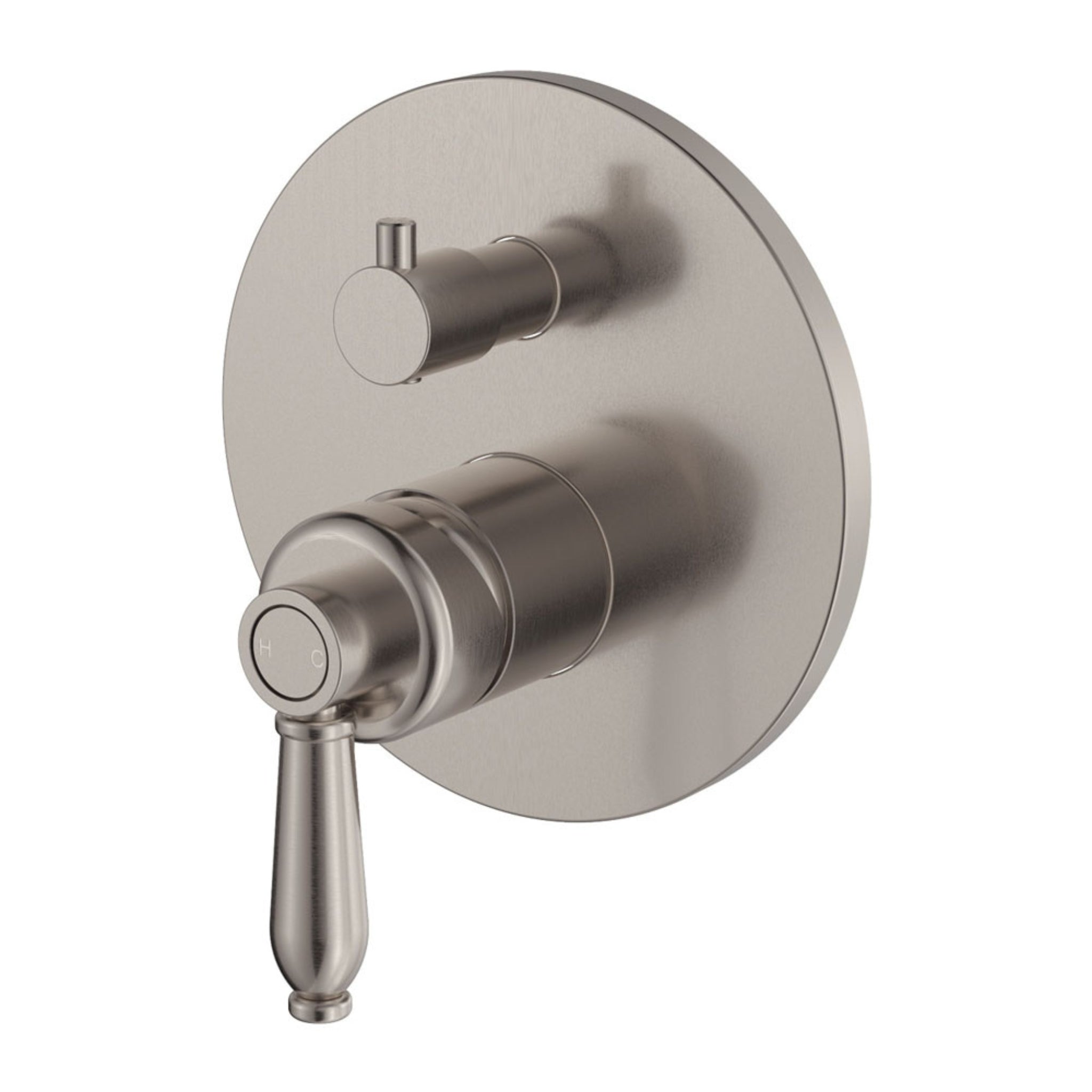 FIENZA ELEANOR WALL DIVERTER MIXER BRUSHED NICKEL