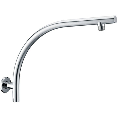 IKON ROUND CURVED SHOWER ARM 360MM CHROME