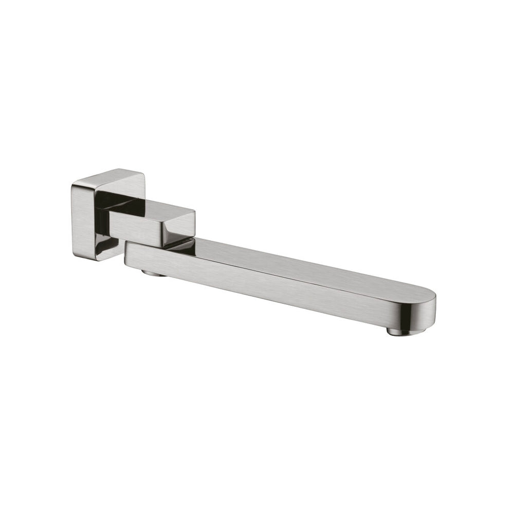 NERO BIANCA SWIVEL BATH SPOUT 253MM CHROME