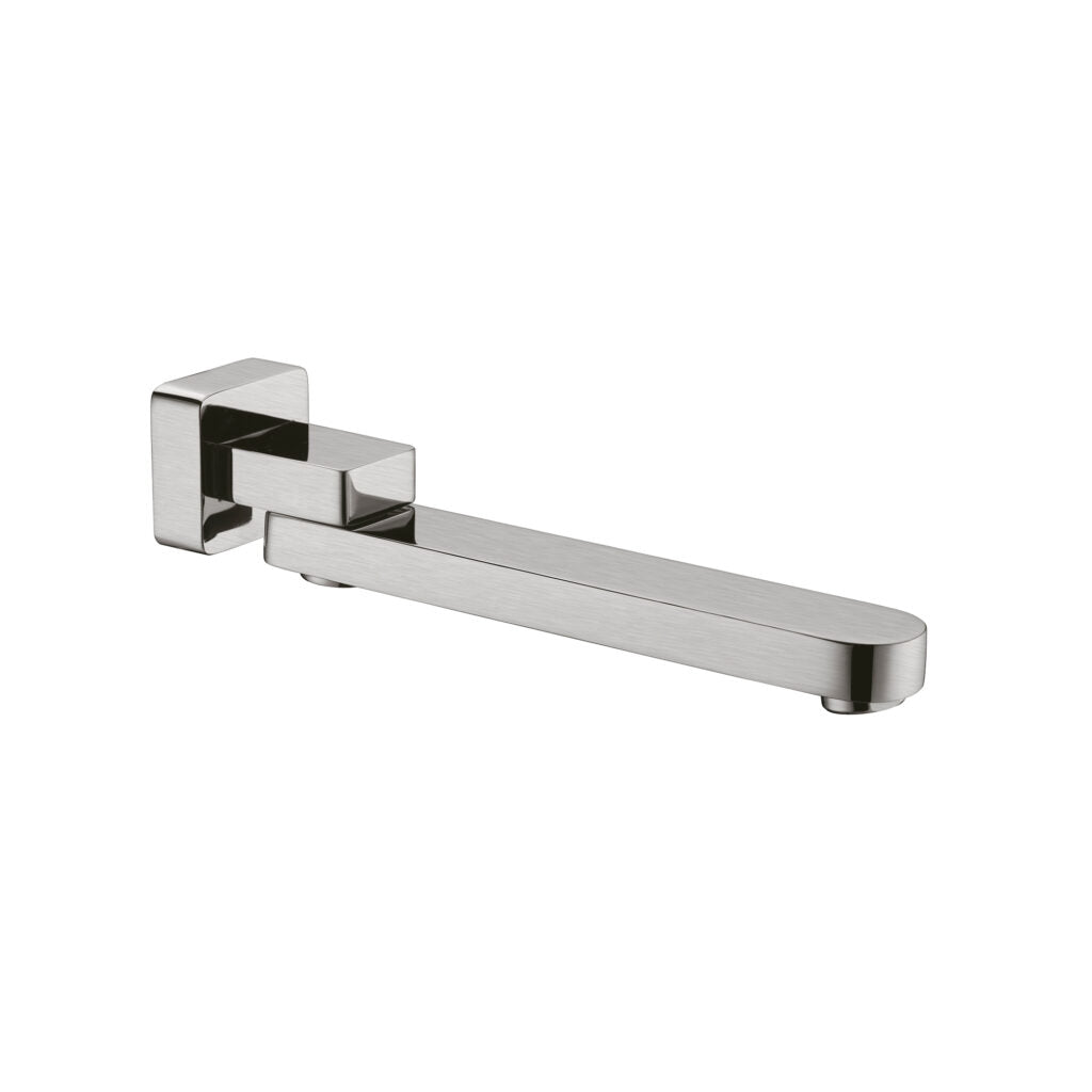 NERO BIANCA SWIVEL BATH SPOUT 253MM CHROME