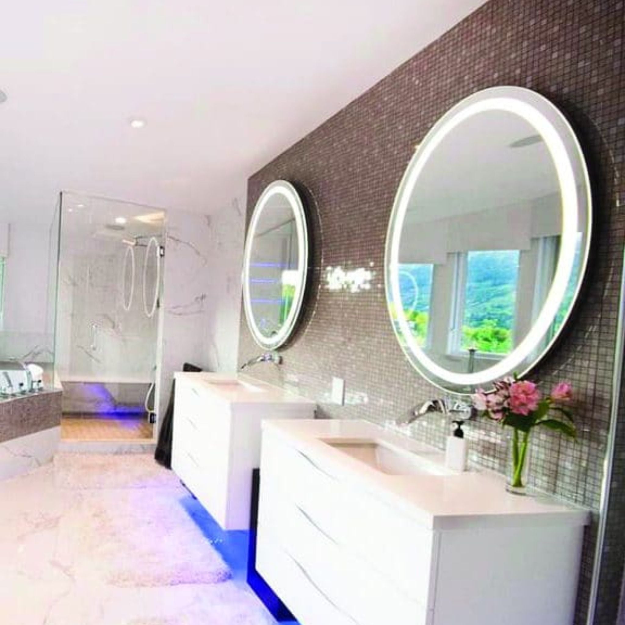 THERMOGROUP ABLAZE PREMIUM RB RANGE BACK-LIT MIRROR 610MM