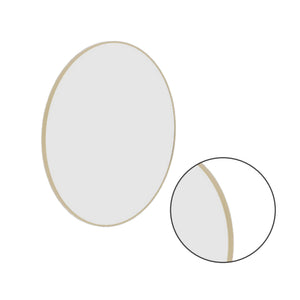 THERMOGROUP ABLAZE ROUND GOLD FRAMED MIRROR INCLUDING DEMISTER 900MM