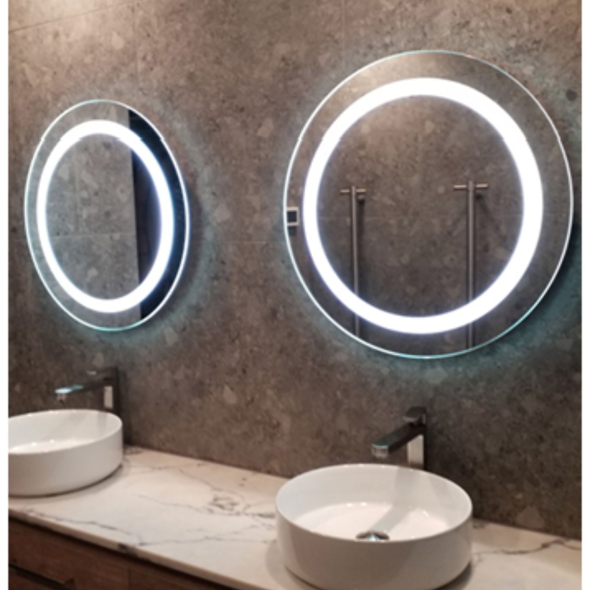 THERMOGROUP ABLAZE PREMIUM RB RANGE BACK-LIT MIRROR 610MM