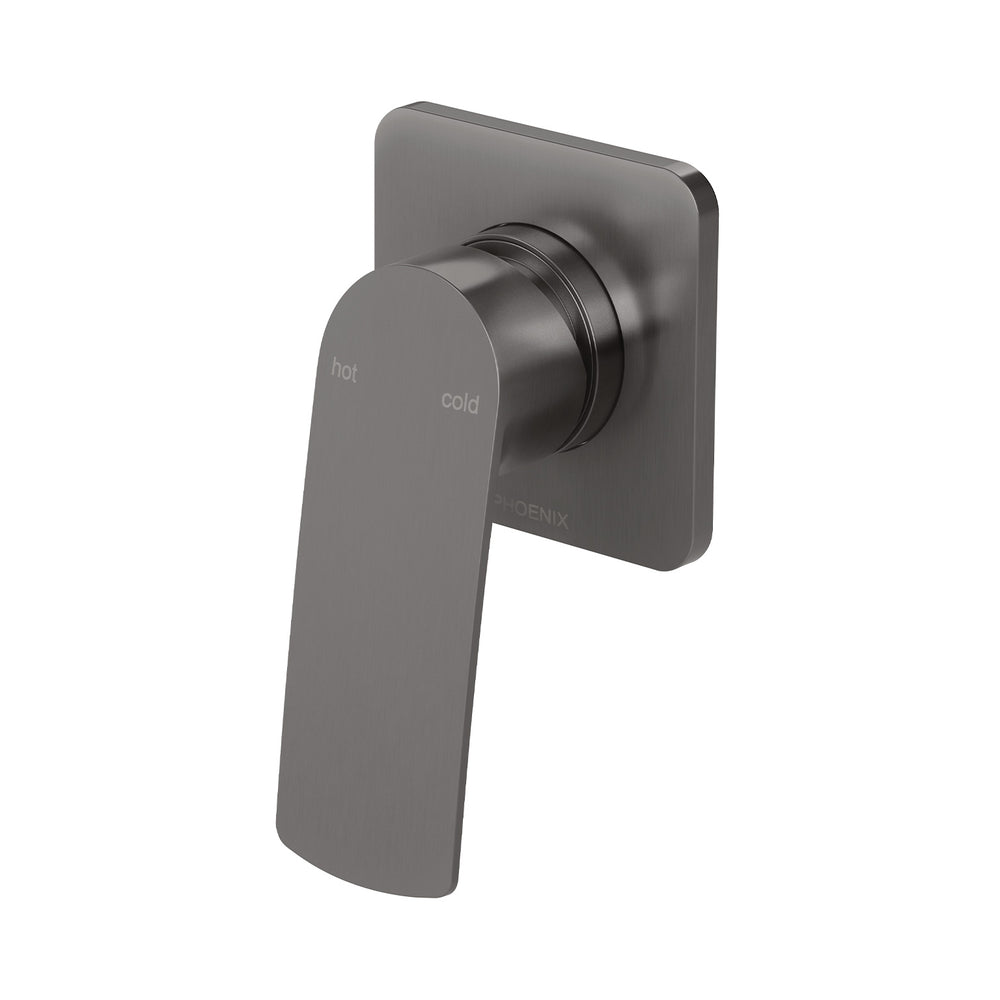 PHOENIX MEKKO SWITCHMIX SHOWER / WALL MIXER COMPLETE KIT 120MM BRUSHED CARBON