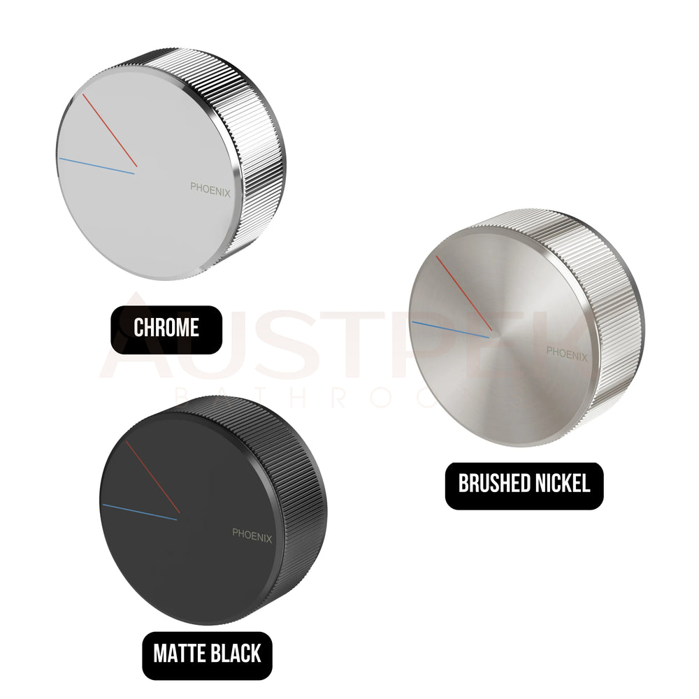 PHOENIX AXIA SHOWER / WALL MIXER BRUSHED NICKEL