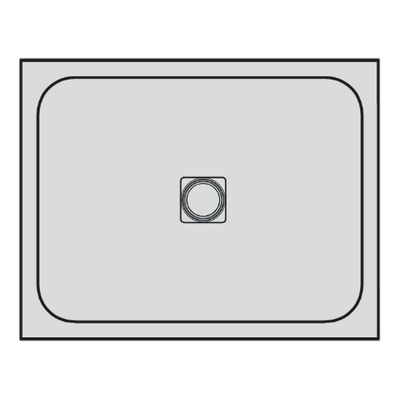 DOMUS LIVING PIETRA BIANCO SHOWER FLOOR WITH TILING LIPS 912X912MM 2 LIPS L/R CORNER MATTE WHITE - Technical Diagram
