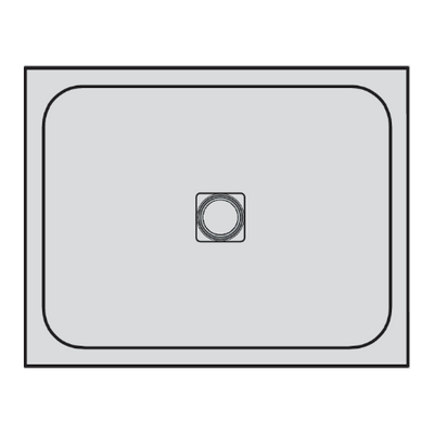 DOMUS LIVING PIETRA MATTE WHITE SHOWER FLOOR WITH TILING LIPS 912X1216MM 2 LIPS RIGHT CORNER MATTE WHITE - Technical Diagram