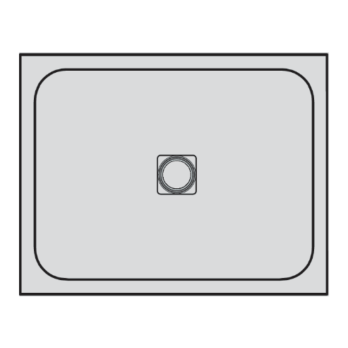 DOMUS LIVING PIETRA MATTE LIGHT GREY SHOWER FLOOR WITH TILING LIPS 912X912MM 3 LIPS ALCOVE MATTE LIGHT GREY - Technical Diagram