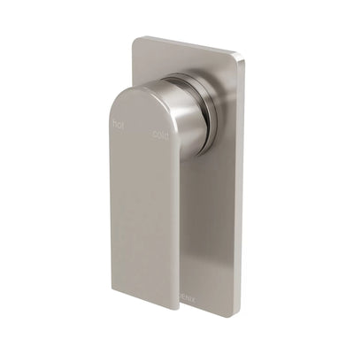 PHOENIX TEEL SWITCHMIX LEAD FREE SHOWER AND WALL MIXER 125MM BRUSHED NICKEL