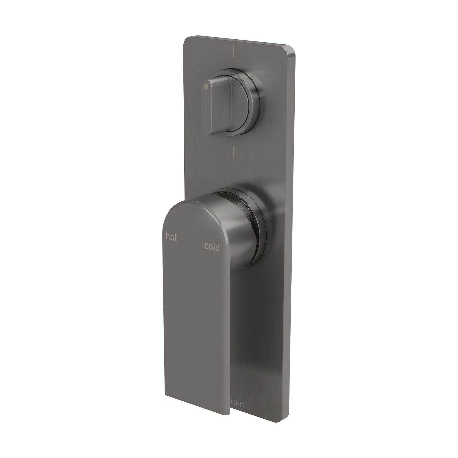 PHOENIX TEEL SWITCHMIX SHOWER / BATH DIVERTER MIXER FIT-OFF AND ROUGH-IN KIT BRUSHED CARBON